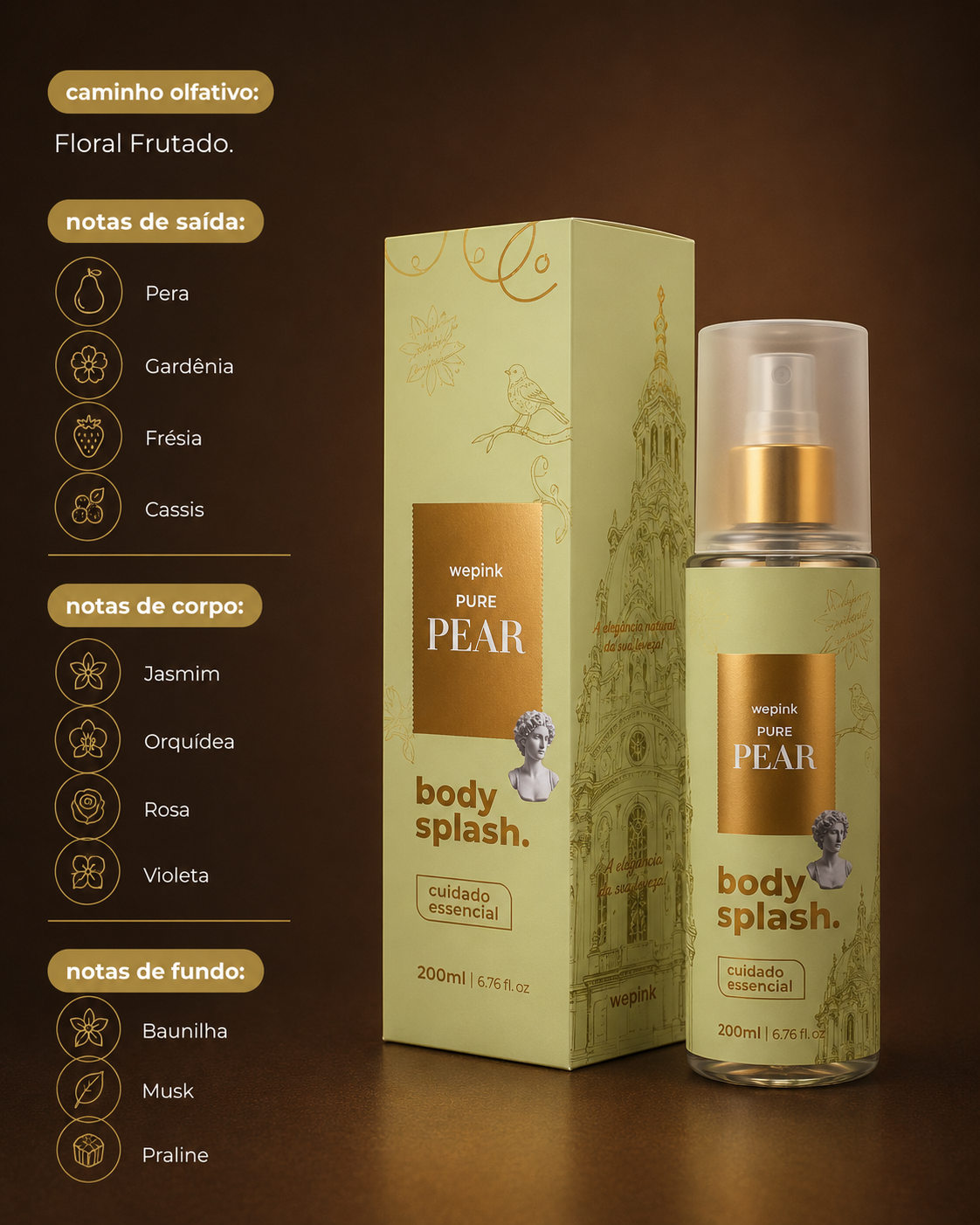 Body Splash Pure Pear - Wepink