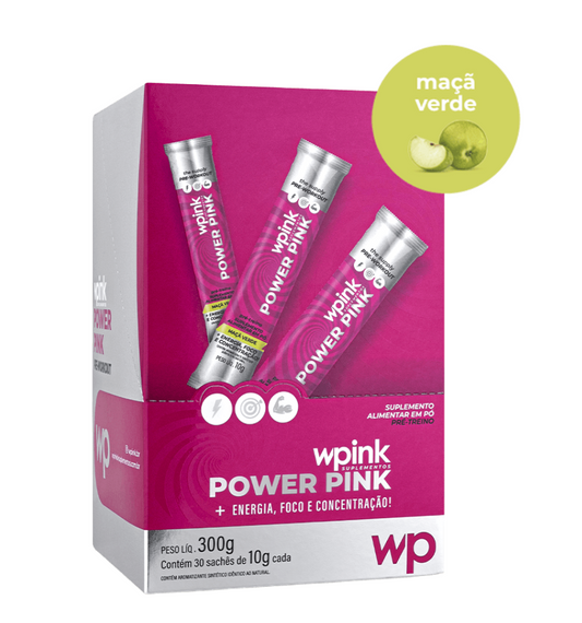 Power pink de maçã verde - pré-treino